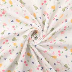 Double Gauze Musselin Digital Obstsalat