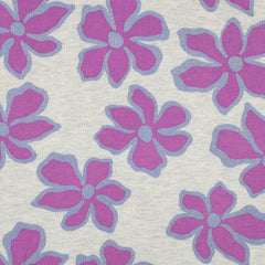 Sweatshirtstoff Glitter Flowers