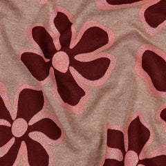 Sweatshirtstoff Glitter Flowers