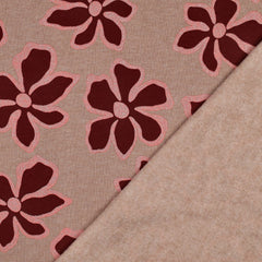 Sweatshirtstoff Glitter Flowers