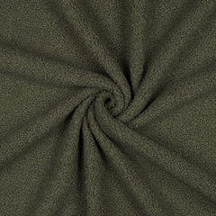 Doubleface Teddy Fleece Mira - grün