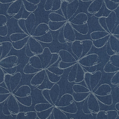 Denim Jeans Jacquard Blumen by Poppy