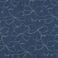 Denim Jeans Jacquard Blumen by Poppy