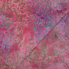 Handgefertigte Batik Viskose - pink