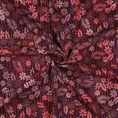 Handgefertigte Batik Viskose - brombeer
