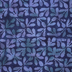 Handgefertigte Batik Viskose - navy