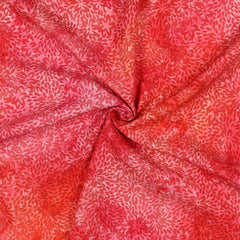 Handgefertigte Batik Viskose - rot