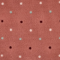 Teddy Stoff Jacquard Blütenstickerei