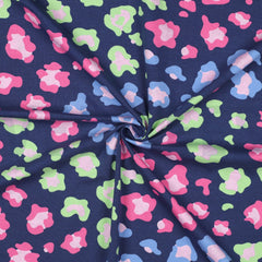 Baumwolljersey Digital Glitter Animal Skin