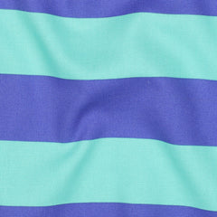 Canvas Stripes blau/mint