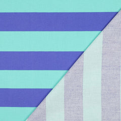 Canvas Stripes blau/mint