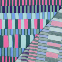 Baumwoll Viskose Mix Stripes by Poppy