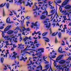 Baumwoll Satin Digital Flowers by Poppy