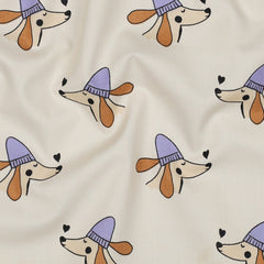 Baumwoll Popeline Cute Dogs