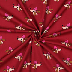 Baumwoll Popeline Cute Dogs