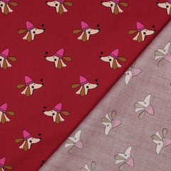 Baumwoll Popeline Cute Dogs