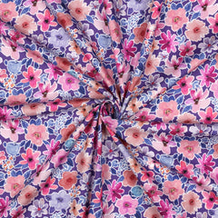 Baumwoll Popeline Digital Flowers by Poppy