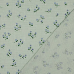 Double Gauze Musselin Blumen by Poppy