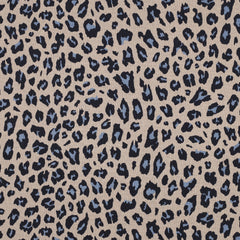 Viskose Leinen Animal Skin by Poppy