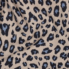 Viskose Leinen Animal Skin by Poppy