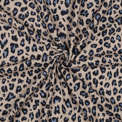 Viskose Leinen Animal Skin by Poppy