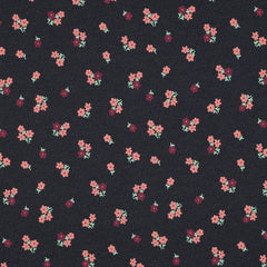 Baumwolljersey Melange Flowers