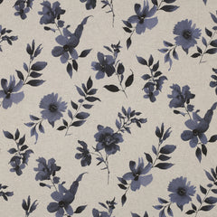 Canvas Leinen Optik Natural Flowers