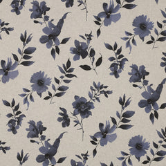 Canvas Leinen Optik Natural Flowers