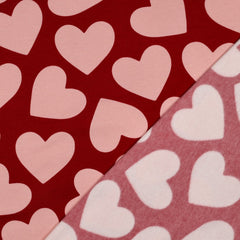 Soft Sweatshirtstoff Lovely Hearts