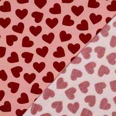 Soft Sweatshirtstoff Lovely Hearts