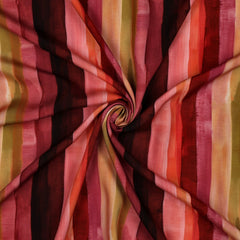 Viskose Webware Digital Stripes