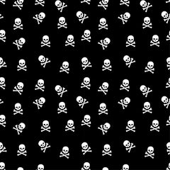 Baumwollstoff Kim Totenkopf