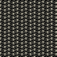 Baumwollstoff Kim Totenkopf