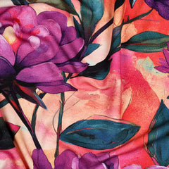 Viskosejersey Digital Gitte Flower
