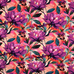 Viskosejersey Digital Gitte Flower