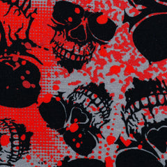 Sweatshirtstoff Montreal Skulls