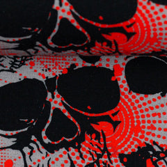 Sweatshirtstoff Montreal Skulls