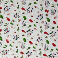 Double Gauze Musselin Thea Herbst - Bunte Blätter