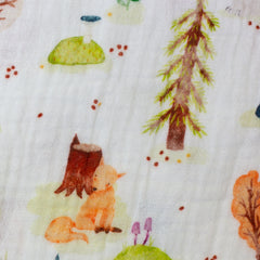 Double Gauze Musselin Thea Herbst - Bär