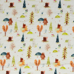 Double Gauze Musselin Thea Herbst - Bär