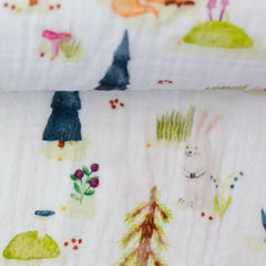 Double Gauze Musselin Thea Herbst - Bär