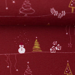 Baumwolljersey Feliz Navidad