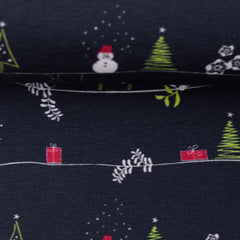 Baumwolljersey Feliz Navidad