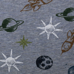 Alpenfleece Nils Weltraum - rauchblau