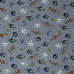 Alpenfleece Nils Weltraum - rauchblau