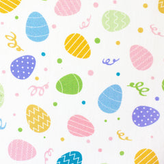 Baumwoll Webware Happy Easter Ostereier
