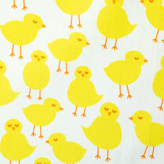 Baumwoll Webware Happy Easter Küken