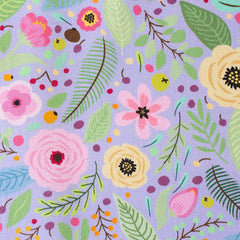 Baumwoll Webware Happy Easter Blumenwiese