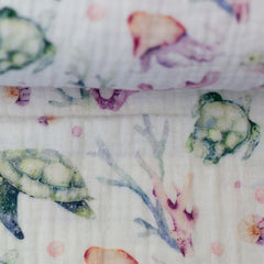 Double Gauze Musselin Thea Animals