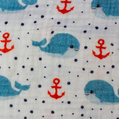 Double Gauze Musselin Thea Animals